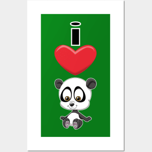 I Heart Pandas!!! Posters and Art